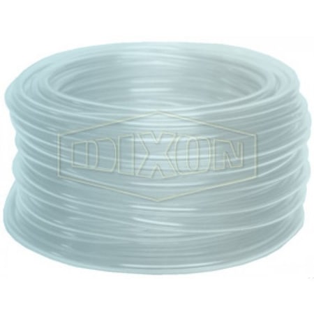 Dixon Tubing, 1-1/4 in ID x 1-3/4 in OD x 50 ft L, PVC, Domestic CL2028-50